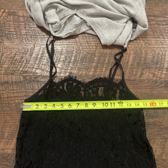 Joie Irita Sweater Lace Cashmere Whimsigoth Lagenlook Longline Gray Size Small - Picture 8 of 10